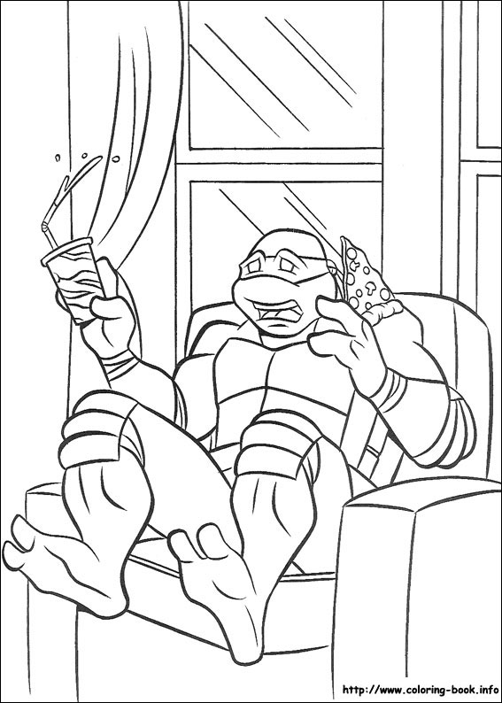 Teenage Mutant Ninja Turtles coloring picture